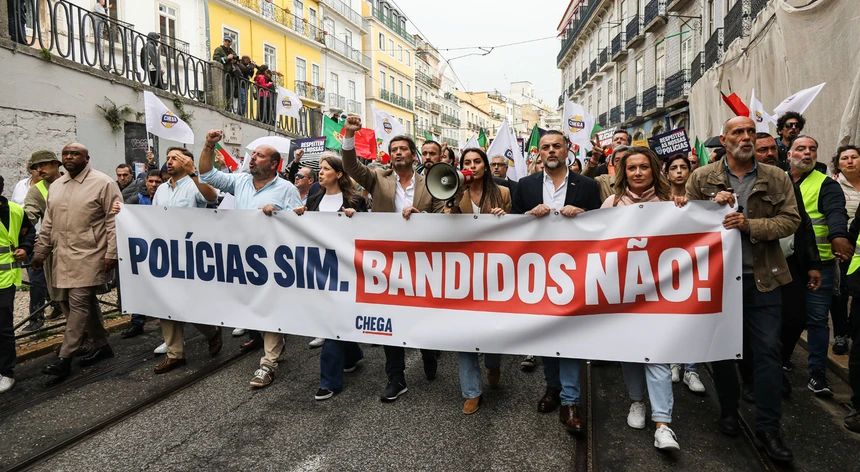 demonstration by chega